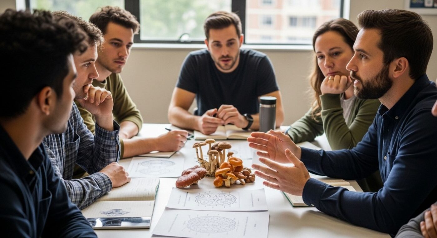 psychedelic mushrooms, education, human interaction