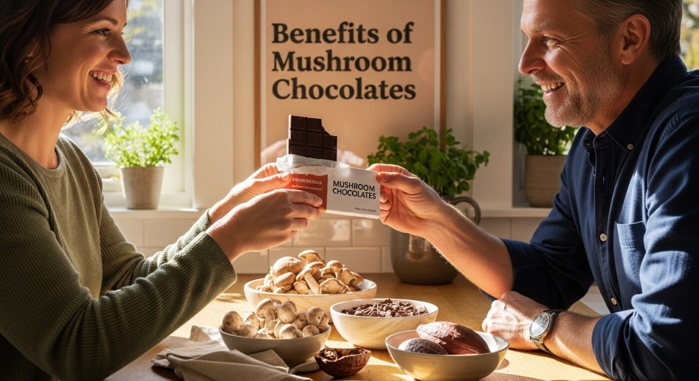 benefits mushroom chocolates