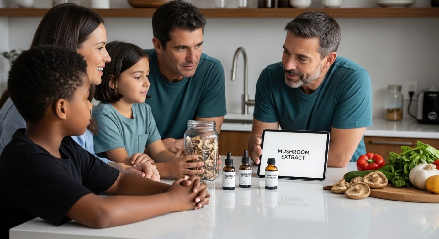 mushroom extract family kitchen