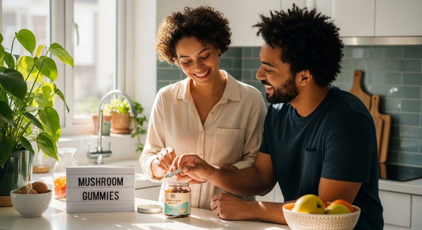 mushroom gummies wellness image
